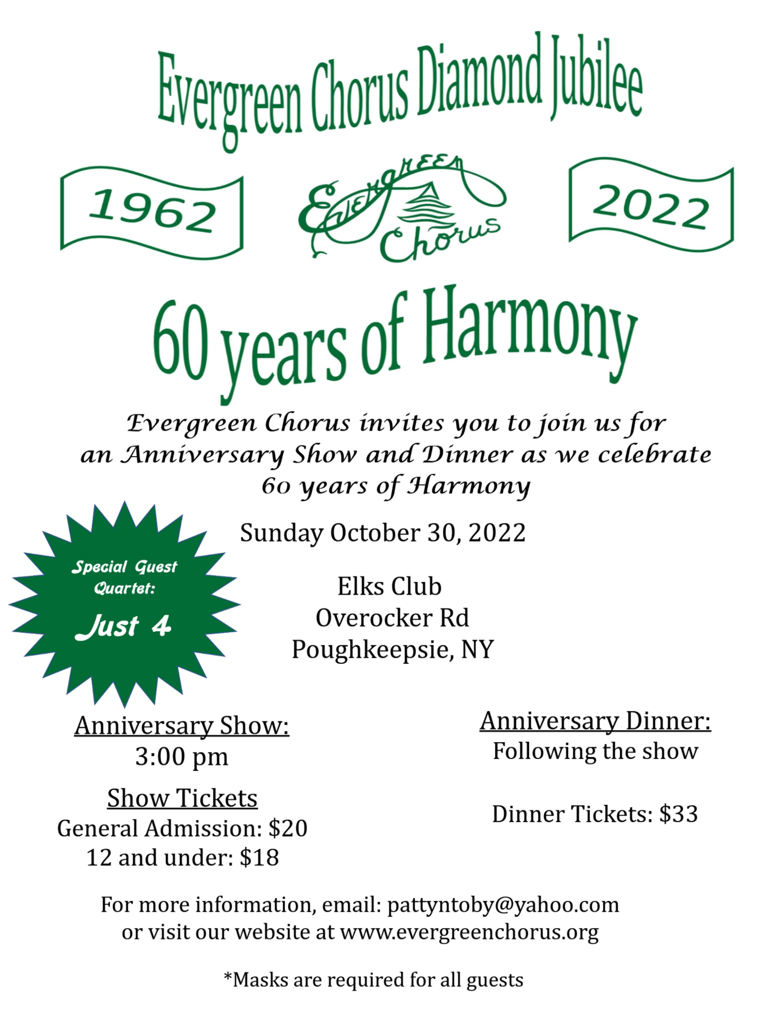 to Evergreen Chorus Evergreen Chorus